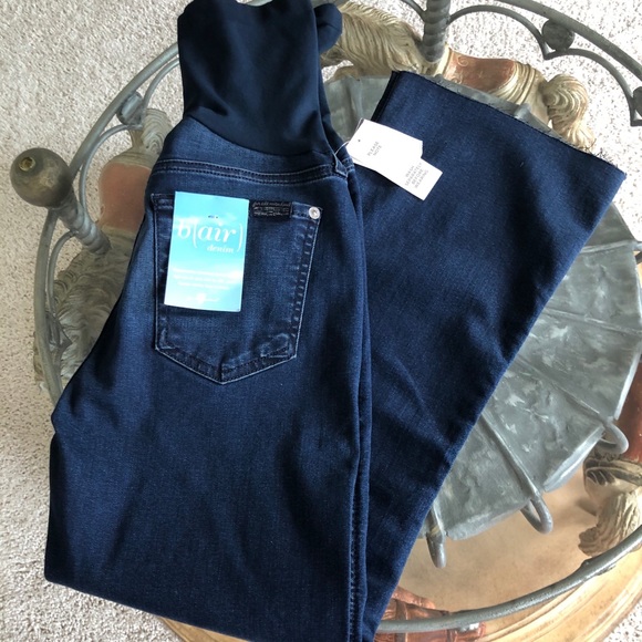 Women’s 7 For All Mankind Maternity Jeans NWT - Picture 9 of 10